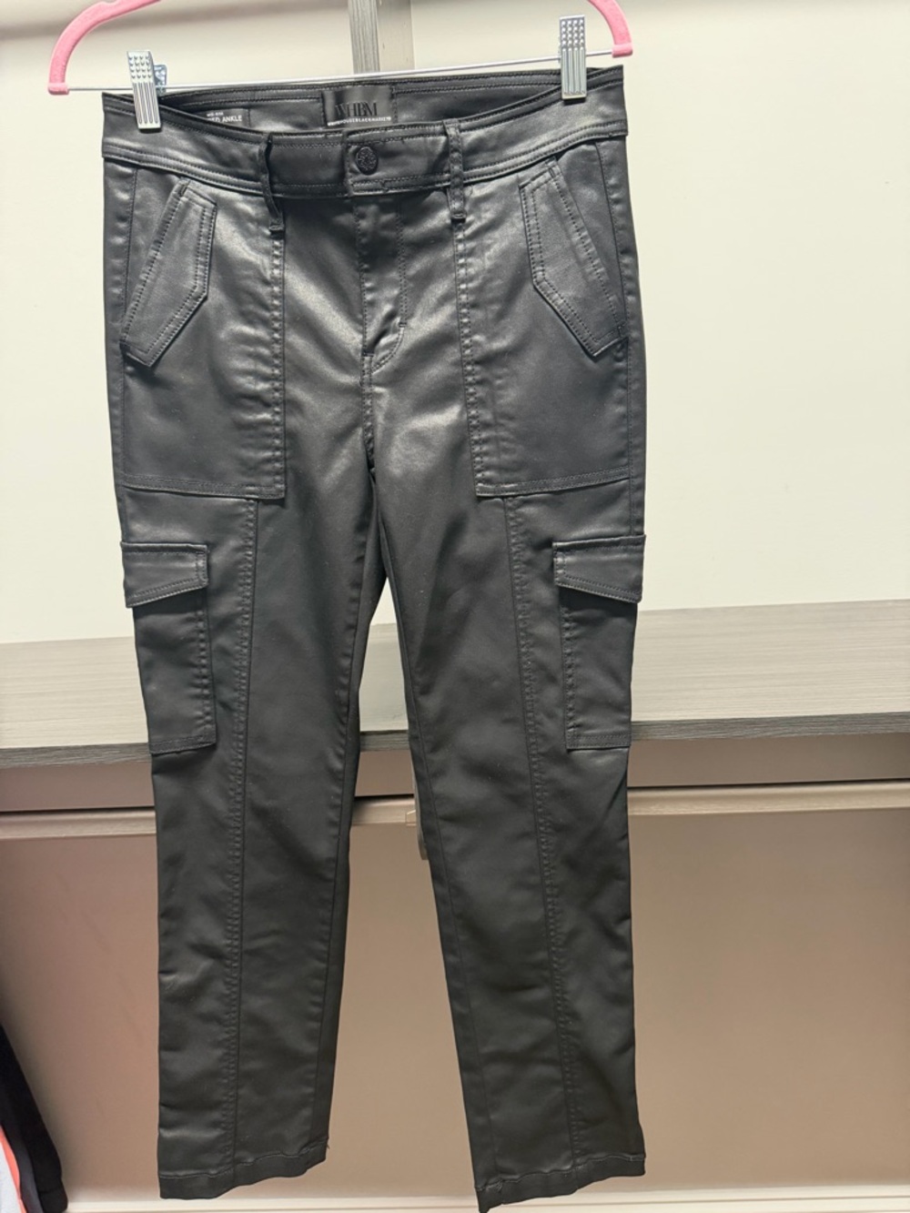 Black Coated Denim Jeans